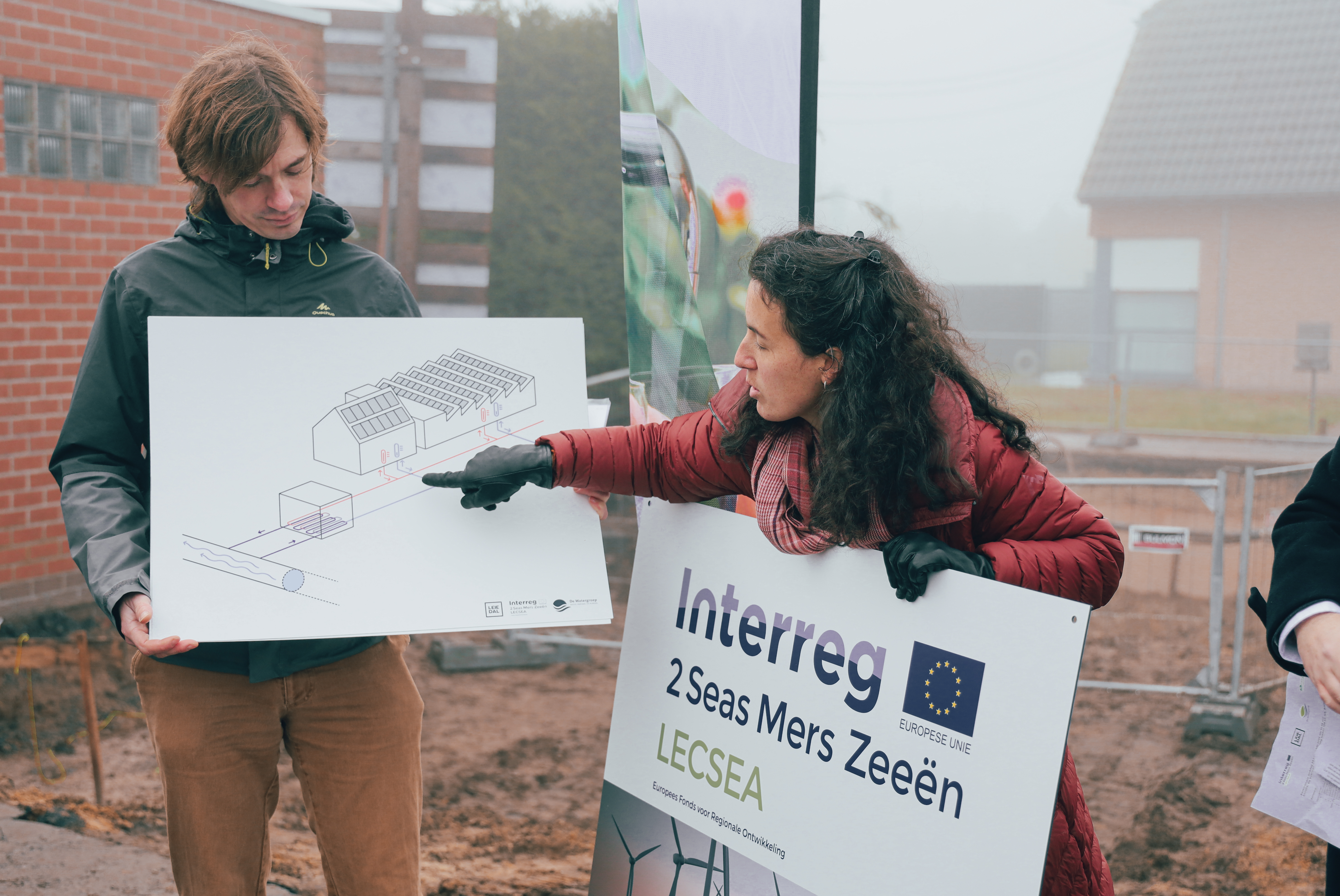 introductie foto Drinkwaterleiding als warmtebron voor wijk in Anzegem