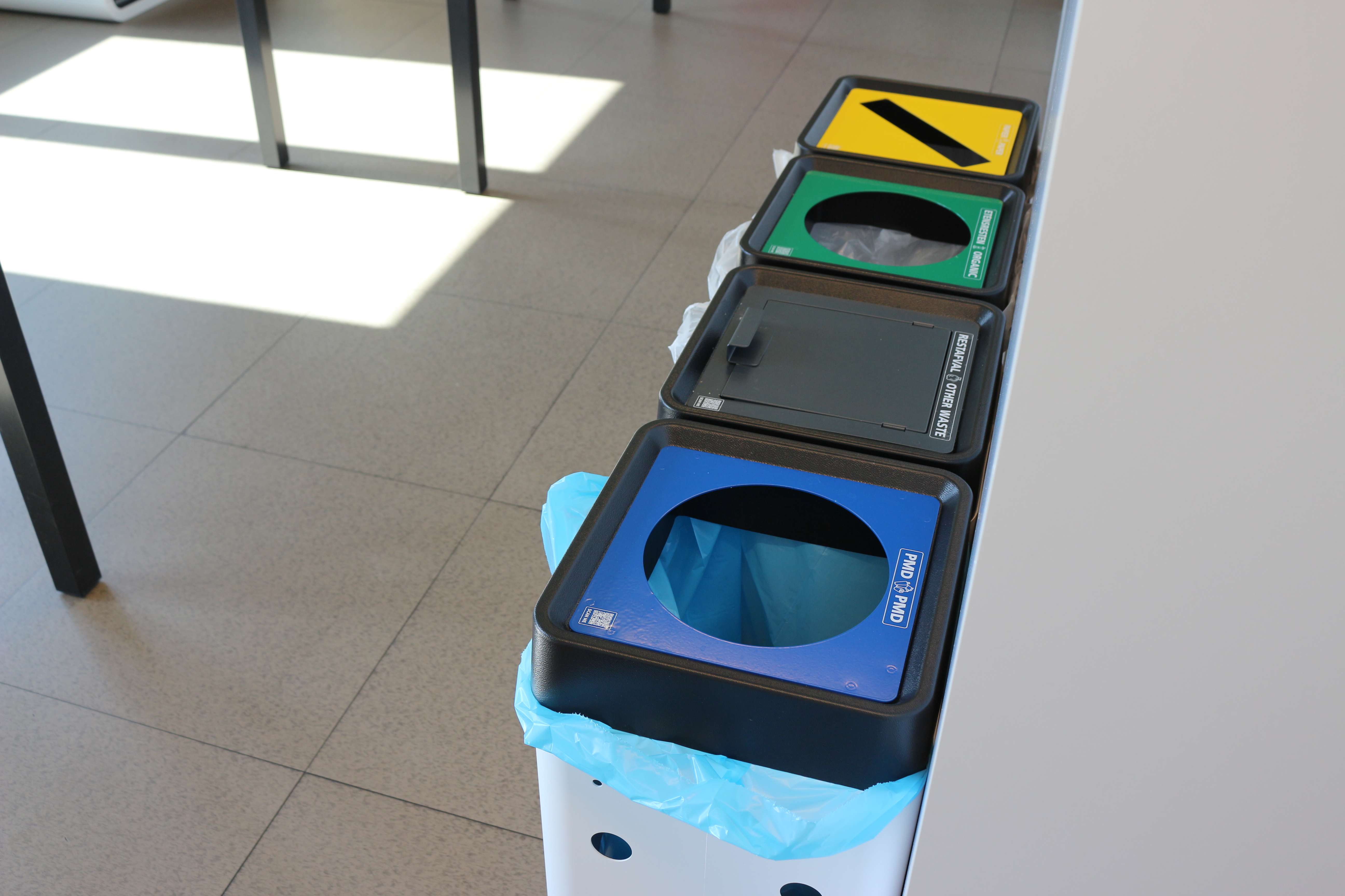 introductie foto Recyclage afvalstromen op administratieve kantoren